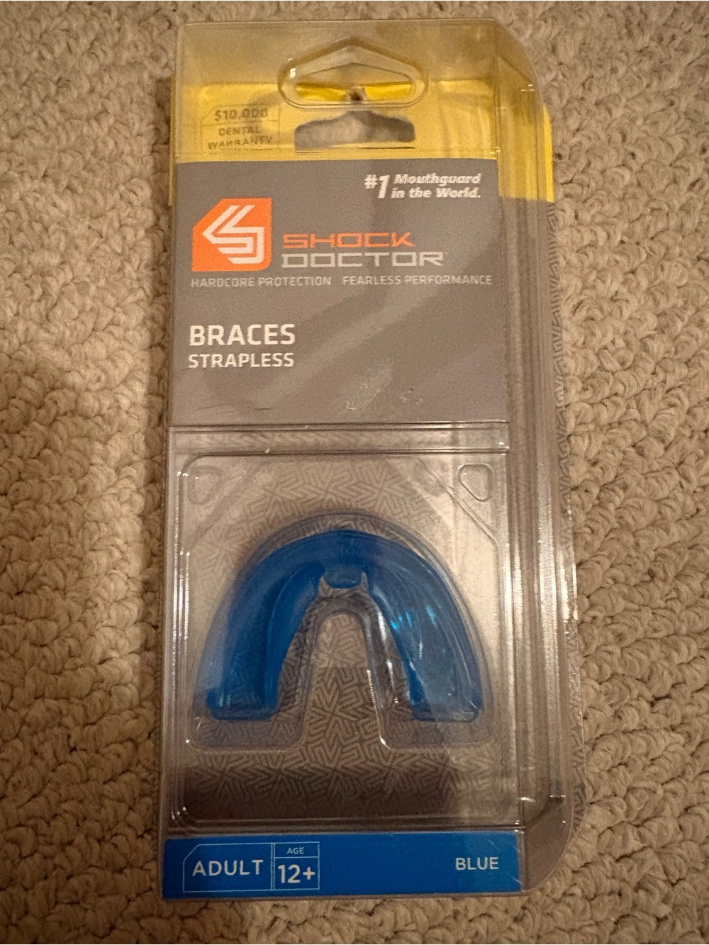 Shock Doctor Braces Strapless Mouthguard - Blue nwt age 12+ $24.99
